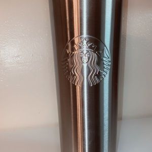 Starbucks silver tumbler